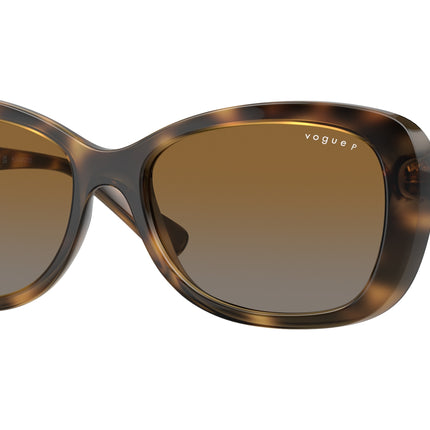 Vogue VO2943SB Butterfly Sunglasses  W656T5-Dark Havana 55-135-17 - Color Map Brown