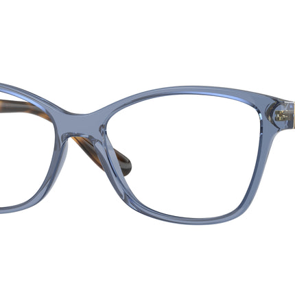 Vogue VO2998 Cat Eye Eyeglasses  2762-Transparent Blue 54-140-16 - Color Map Blue