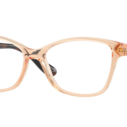 Vogue VO2998 Cat Eye Eyeglasses  3300-Transparent Reddish Brown 54-140-16 - Color Map Brown