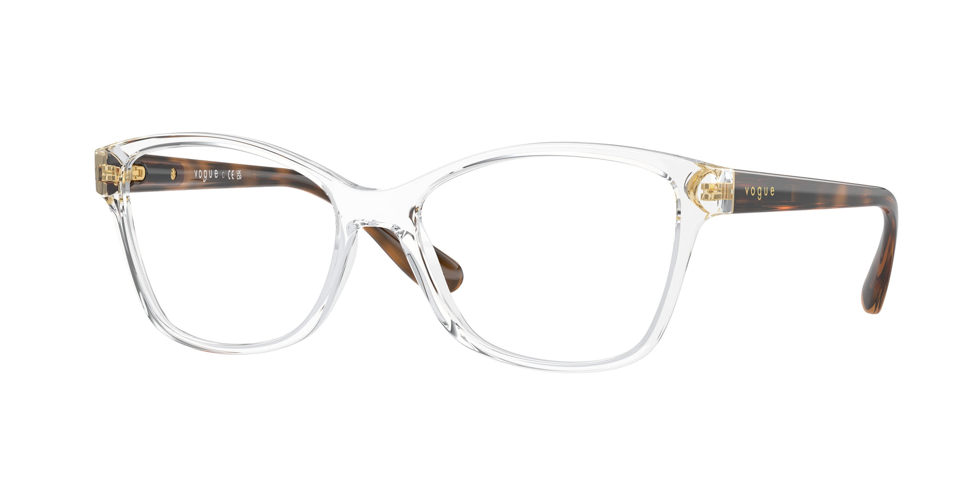 Vogue VO2998 Cat Eye Eyeglasses  W745-Transparent 54-140-16 - Color Map Transparent