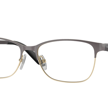 Vogue VO3940 Square Eyeglasses  5061-Top Dark Grey/Pale Gold 54-140-16 - Color Map Grey