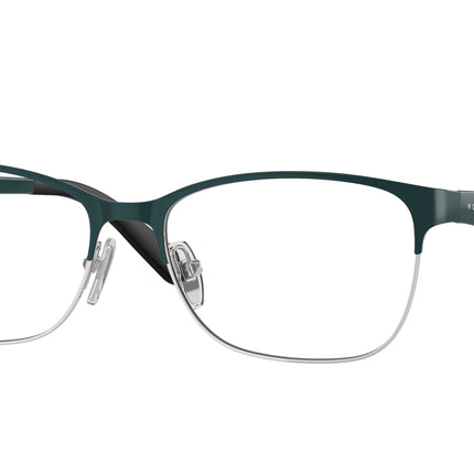 Vogue VO3940 Square Eyeglasses  5068-Dark Green 54-140-16 - Color Map Green