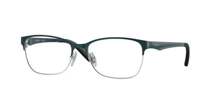 Vogue VO3940 Square Eyeglasses  5068-Dark Green 54-140-16 - Color Map Green