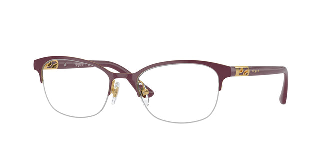Vogue VO4067 Pillow Eyeglasses  5060-Violet 53-140-18 - Color Map Violet