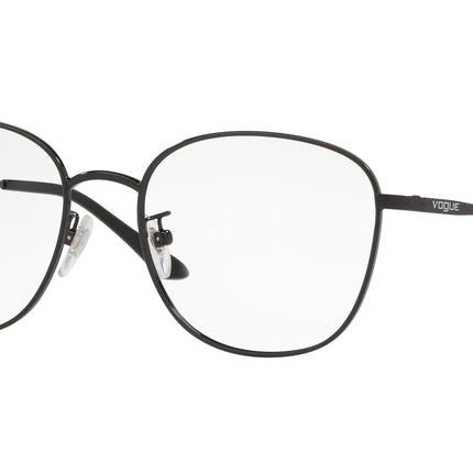 Vogue VO4124D Square Eyeglasses  352-Black 52-140-17 - Color Map Black