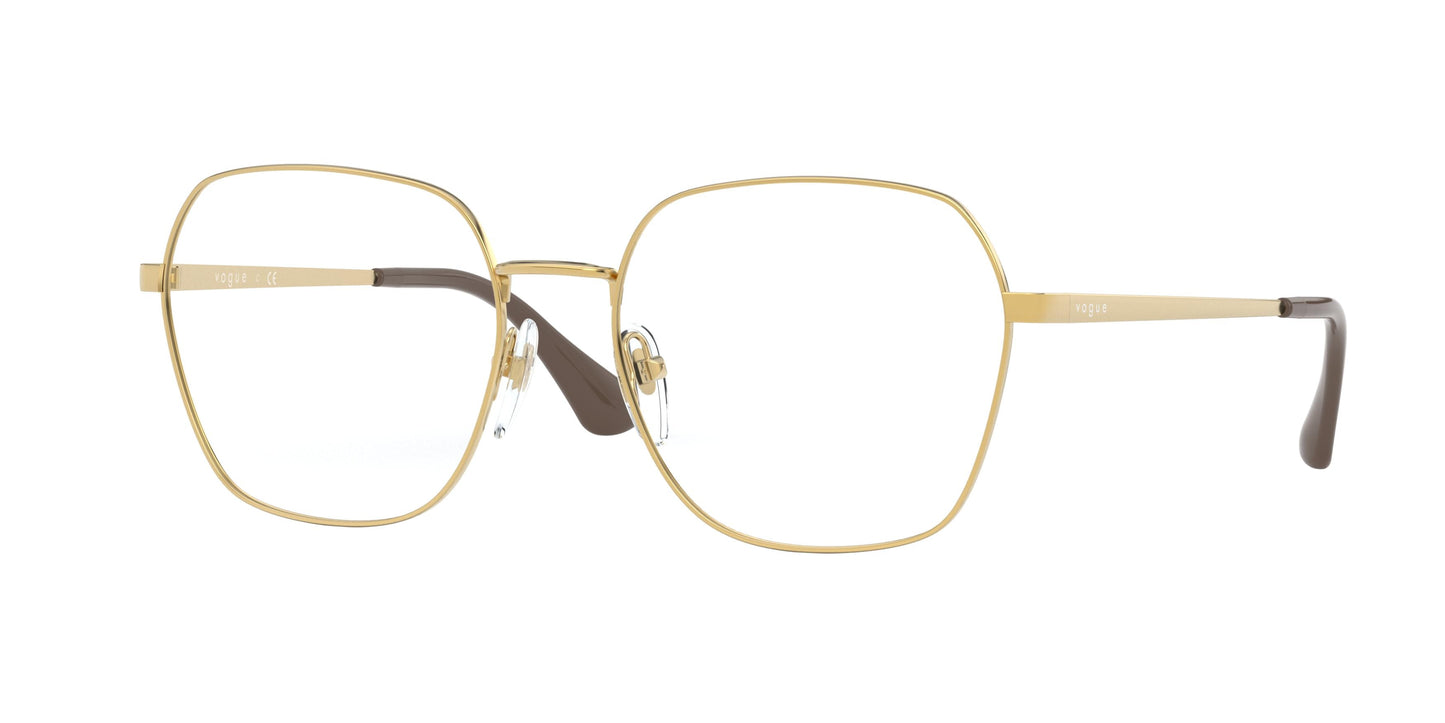 Vogue VO4170D Square Eyeglasses  280-Gold 55-140-17 - Color Map Gold