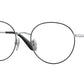 Vogue VO4177 Phantos Eyeglasses  323-Top Black/Silver 52-135-19 - Color Map Black