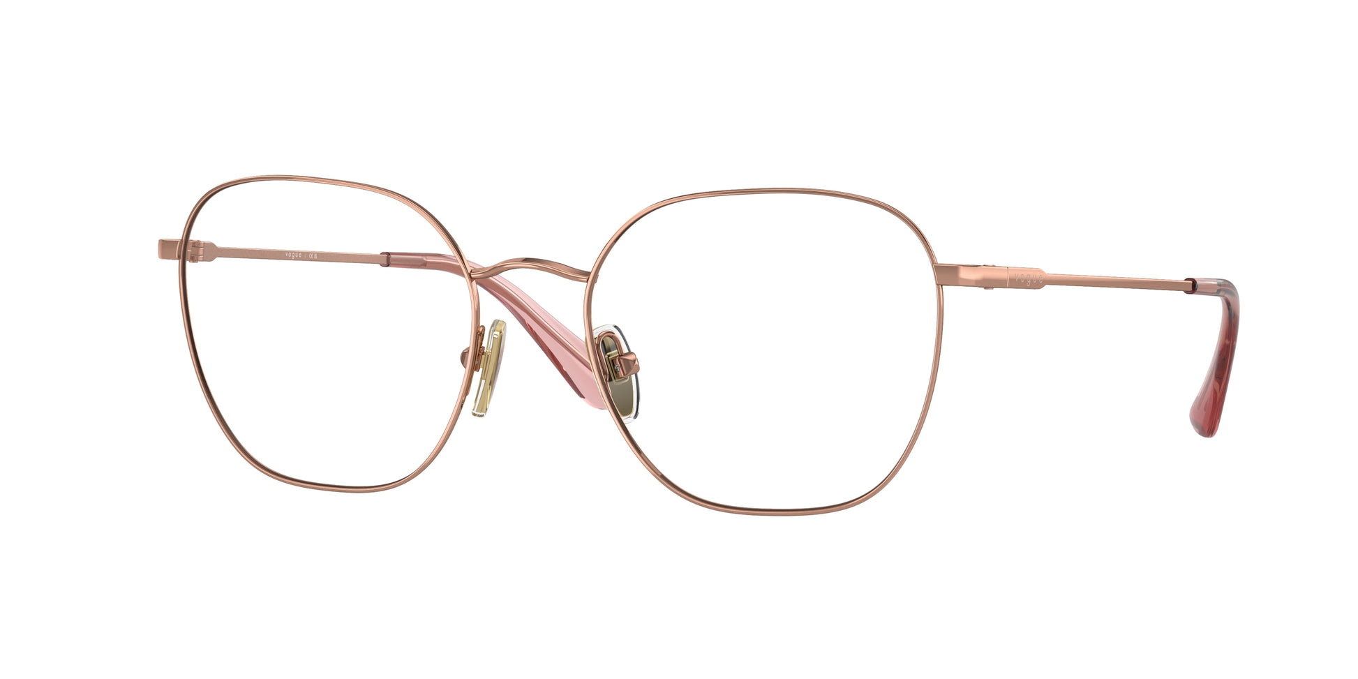 Vogue VO4178 Square Eyeglasses  5152-Rose Gold 52-135-18 - Color Map Gold