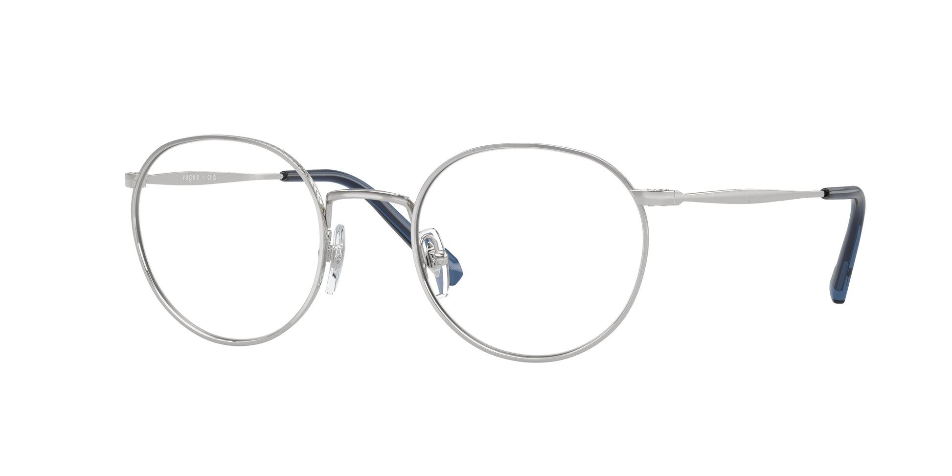 Vogue VO4183 Phantos Eyeglasses  323-Silver 48-145-21 - Color Map Silver