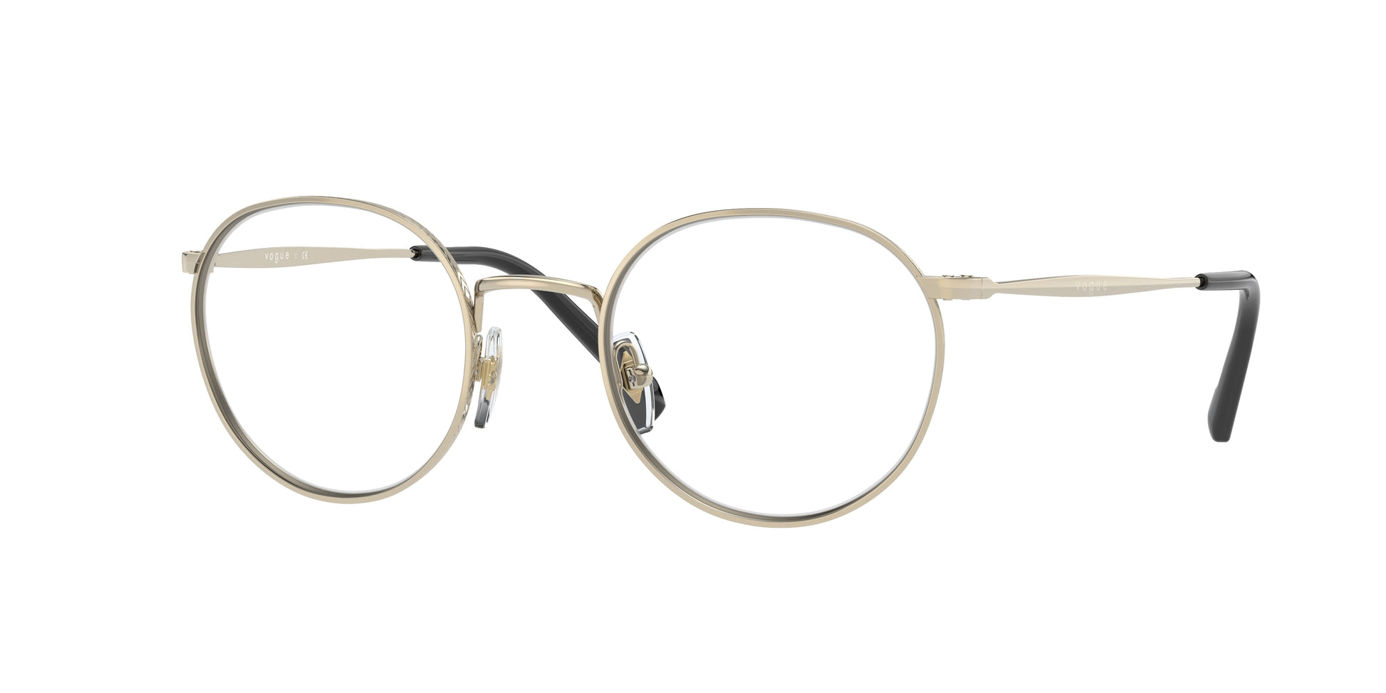 Vogue VO4183 Phantos Eyeglasses  848-Pale Gold 51-145-21 - Color Map Gold