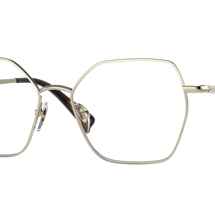Vogue VO4196 Irregular Eyeglasses  848-Pale Gold 53-140-16 - Color Map Gold