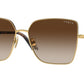 Vogue VO4199S Butterfly Sunglasses  507813-Top Havana/Gold 58-140-16 - Color Map Brown