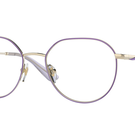 Vogue VO4209 Irregular Eyeglasses  5140-Top Violet/Pale Gold 52-140-18 - Color Map Violet