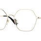 Vogue VO4226 Irregular Eyeglasses  848-Pale Gold 55-135-17 - Color Map Gold