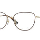 Vogue VO4229 Butterfly Eyeglasses  5078-Top Havana/Pale Gold 53-140-18 - Color Map Brown