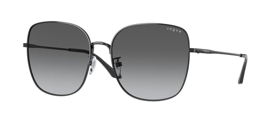 Vogue VO4237SD Square Sunglasses  352/11-Black 58-145-17 - Color Map Black