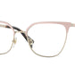 Vogue VO4249 Pillow Eyeglasses  5176-Top Beige/Pale Gold 53-140-18 - Color Map Brown