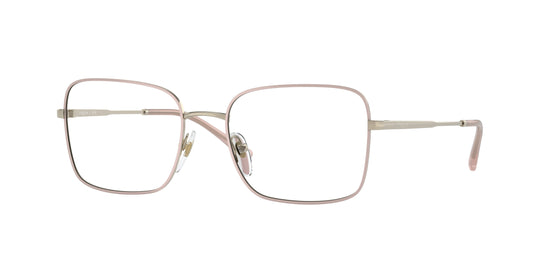 Vogue VO4252 Rectangle Eyeglasses  5174-Top Beige/Pale Gold 51-135-18 - Color Map Brown