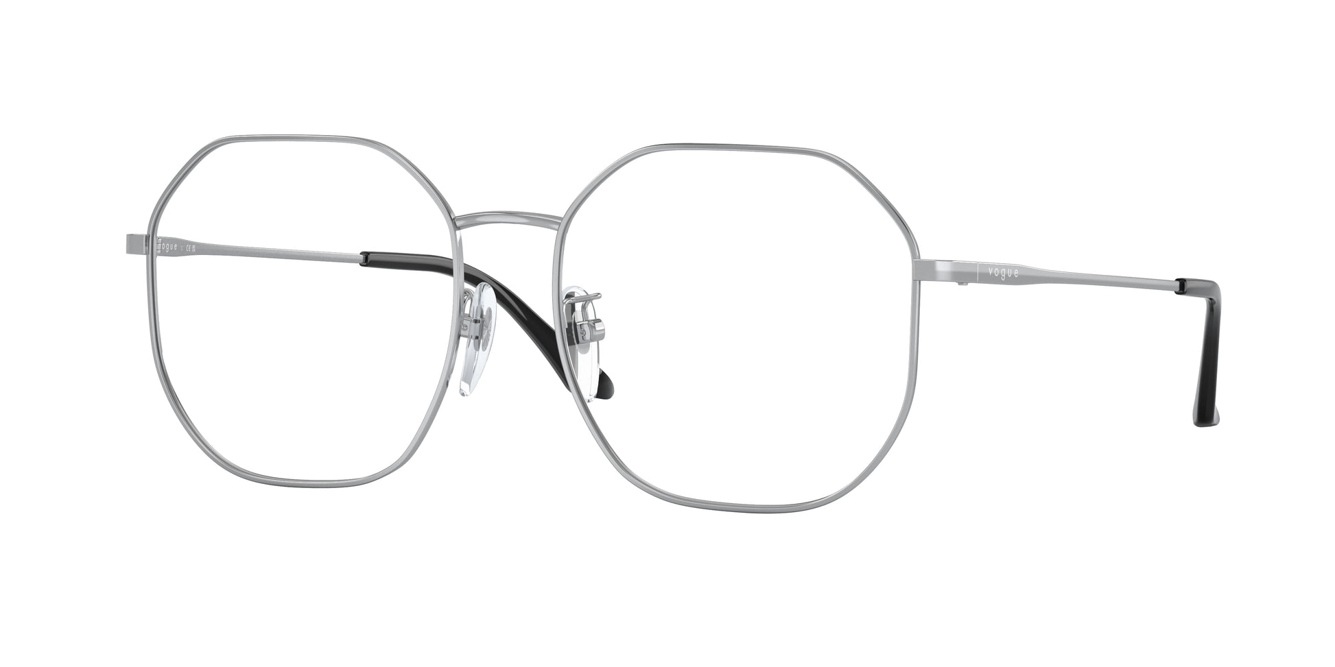 Vogue VO4260D Irregular Eyeglasses  323-Silver 54-145-16 - Color Map Silver
