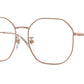 Vogue VO4260D Irregular Eyeglasses  5152-Rose Gold 54-145-16 - Color Map Gold
