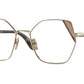 Vogue VO4270 Irregular Eyeglasses  848-Pale Gold 54-140-18 - Color Map Gold