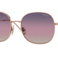 Vogue VO4272S Round Sunglasses  5152U6-Rose Gold 57-135-18 - Color Map Gold