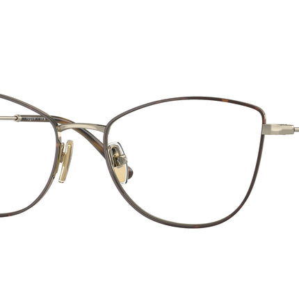 Vogue VO4273 Cat Eye Eyeglasses  5078-Top Havana/Pale Gold 53-135-17 - Color Map Brown