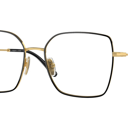 Vogue VO4274 Irregular Eyeglasses  352-Top Black/Gold 53-135-17 - Color Map Black