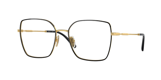 Vogue VO4274 Irregular Eyeglasses  352-Top Black/Gold 53-135-17 - Color Map Black