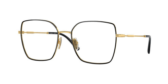 Vogue VO4274 Irregular Eyeglasses  352-Top Black/Gold 53-135-17 - Color Map Black