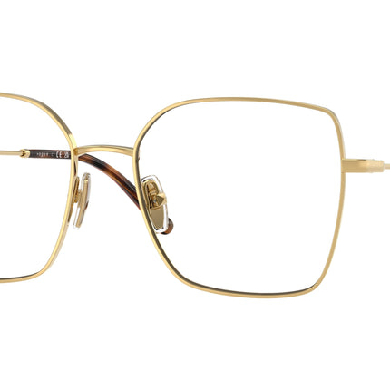 Vogue VO4274 Irregular Eyeglasses  5042-Gold 53-135-17 - Color Map Gold