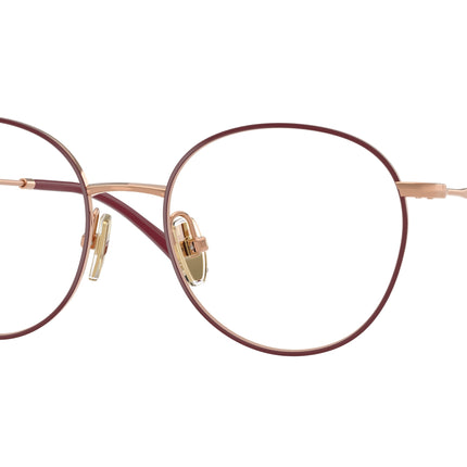 Vogue VO4280T Phantos Eyeglasses  5194-Top Bordeaux/Rose Gold 51-140-18 - Color Map Red