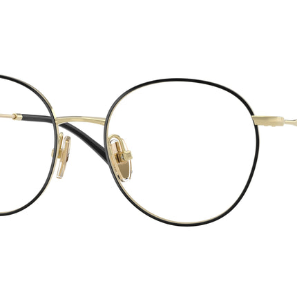 Vogue VO4280T Phantos Eyeglasses  5195-Top Black/Light Gold 51-140-18 - Color Map Black