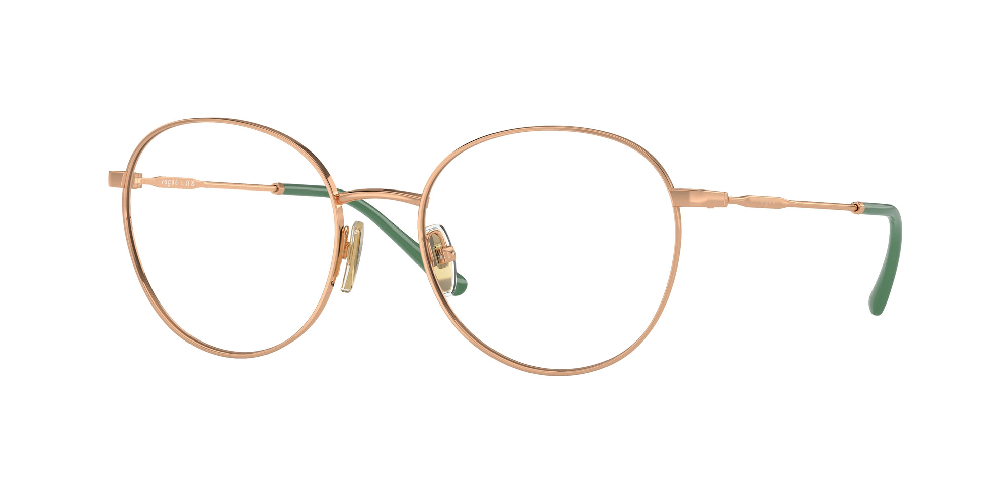 Vogue VO4280 Phantos Eyeglasses  5152-Rose Gold 52-140-18 - Color Map Gold