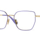 Vogue VO4283 Irregular Eyeglasses  5184-Top Wisteria/Pale Gold 53-140-17 - Color Map Violet