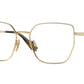 Vogue VO4283 Irregular Eyeglasses  848-Pale Gold 53-140-17 - Color Map Gold