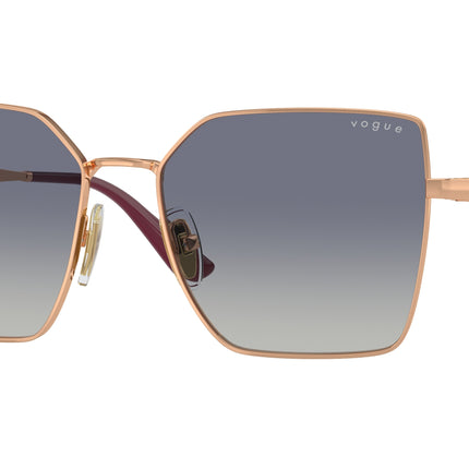 Vogue VO4284S Square Sunglasses  51524L-Rose Gold 56-140-17 - Color Map Gold