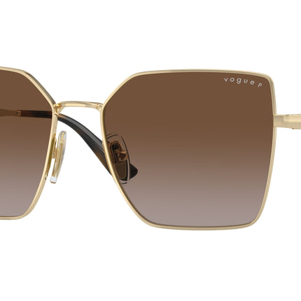 Vogue VO4284S Square Sunglasses  848/T5-Pale Gold 56-140-17 - Color Map Gold
