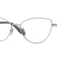 Vogue VO4285 Cat Eye Eyeglasses  323-Silver 55-135-17 - Color Map Silver