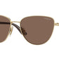 Vogue VO4286S Cat Eye Sunglasses  848/73-Pale Gold 56-135-17 - Color Map Gold