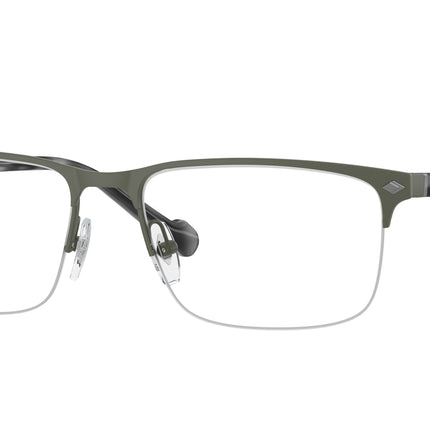 Vogue VO4292 Rectangle Eyeglasses  5188S-Matte Dark Green 56-145-17 - Color Map Green