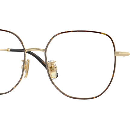 Vogue VO4296D Irregular Eyeglasses  5078-Top Havana/Pale Gold 54-140-17 - Color Map Brown
