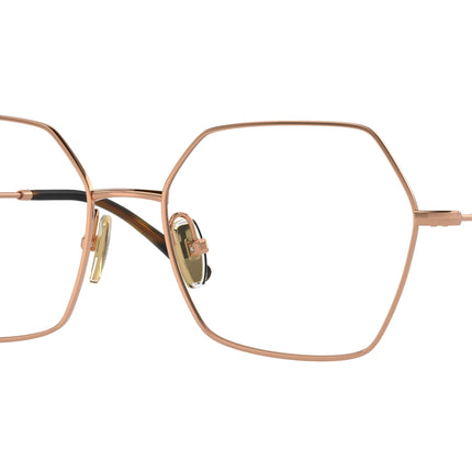 Vogue VO4297T Irregular Eyeglasses  5192-Rose Gold 53-140-17 - Color Map Gold