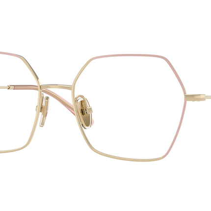 Vogue VO4297T Irregular Eyeglasses  5193-Top Nude/Light Gold 53-140-17 - Color Map Brown