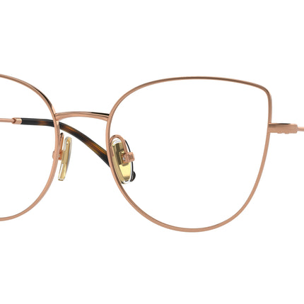 Vogue VO4298T Cat Eye Eyeglasses  5192-Rose Gold 53-140-18 - Color Map Gold