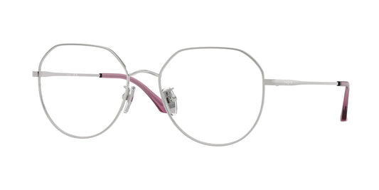 Vogue VO4301D Irregular Eyeglasses  323-Silver 55-145-18 - Color Map Silver
