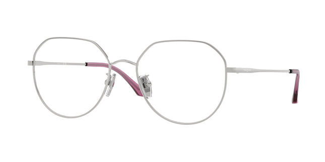 Vogue VO4301D Irregular Eyeglasses  323-Silver 55-145-18 - Color Map Silver