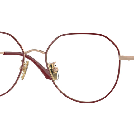 Vogue VO4301D Irregular Eyeglasses  5089-Top Fuchsia/Matte Rose Gold 55-145-18 - Color Map Pink