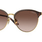 Vogue VO4303S Irregular Sunglasses  507813-Top Havana/Gold 56-140-17 - Color Map Brown