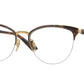 Vogue VO4304 Oval Eyeglasses  5078-Top Havana/Gold 53-140-18 - Color Map Brown